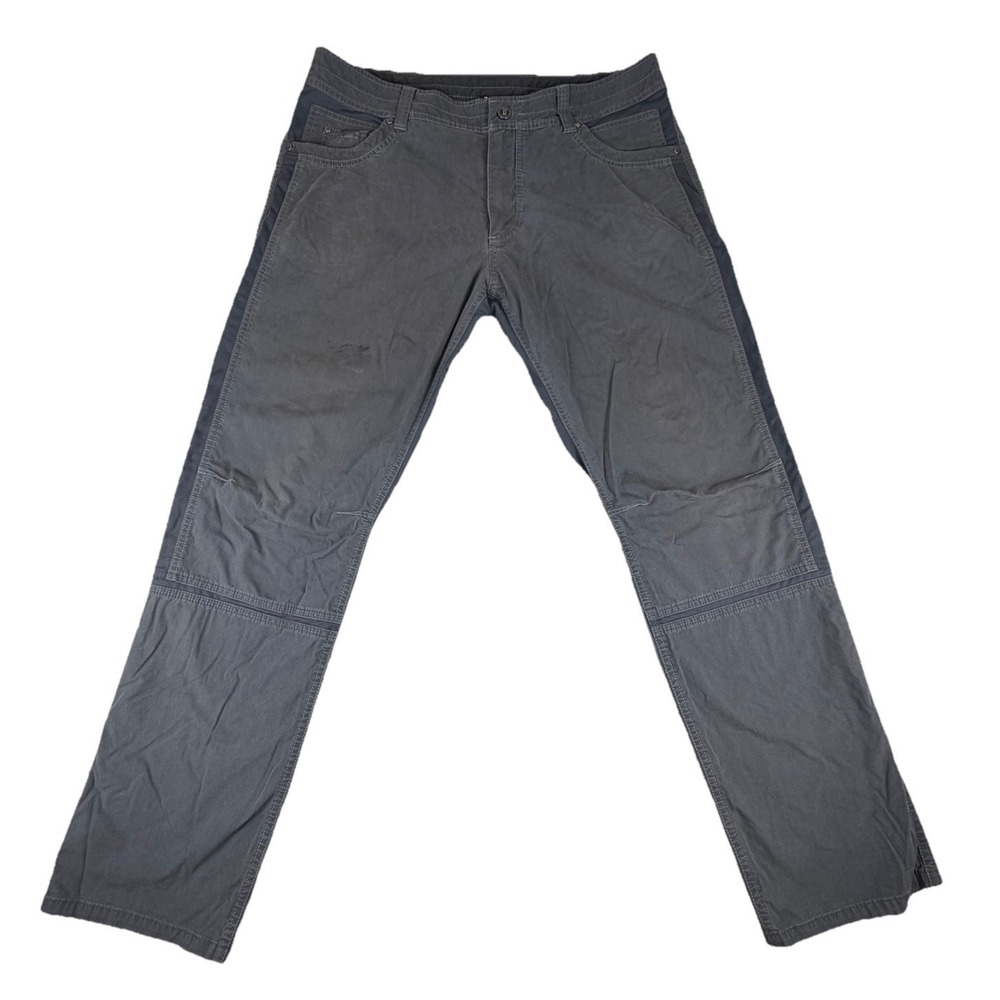 Kuhl Radikl Cargo Pants Mens‎ 38x32 Gray Hiking Outdoor Stretch Workwear Casual